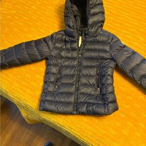 Moncler Navy Jacket with Red and Blue Accents